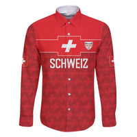 Custom World Football 2026 Switzerland Family Matching Short Sleeve Bodycon Dress and Hawaiian Shirt Schweiz Hopp Schwiiz - Wonder Print Shop