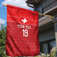 Custom World Football 2026 Switzerland Garden Flag Schweiz Hopp Schwiiz - Wonder Print Shop