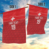 Custom World Football 2026 Switzerland Garden Flag Schweiz Hopp Schwiiz - Wonder Print Shop
