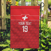 Custom World Football 2026 Switzerland Garden Flag Schweiz Hopp Schwiiz - Wonder Print Shop