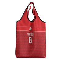 Custom World Football 2026 Switzerland Grocery Bag Schweiz Hopp Schwiiz - Wonder Print Shop