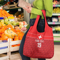 Custom World Football 2026 Switzerland Grocery Bag Schweiz Hopp Schwiiz - Wonder Print Shop