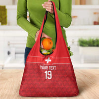 Custom World Football 2026 Switzerland Grocery Bag Schweiz Hopp Schwiiz - Wonder Print Shop