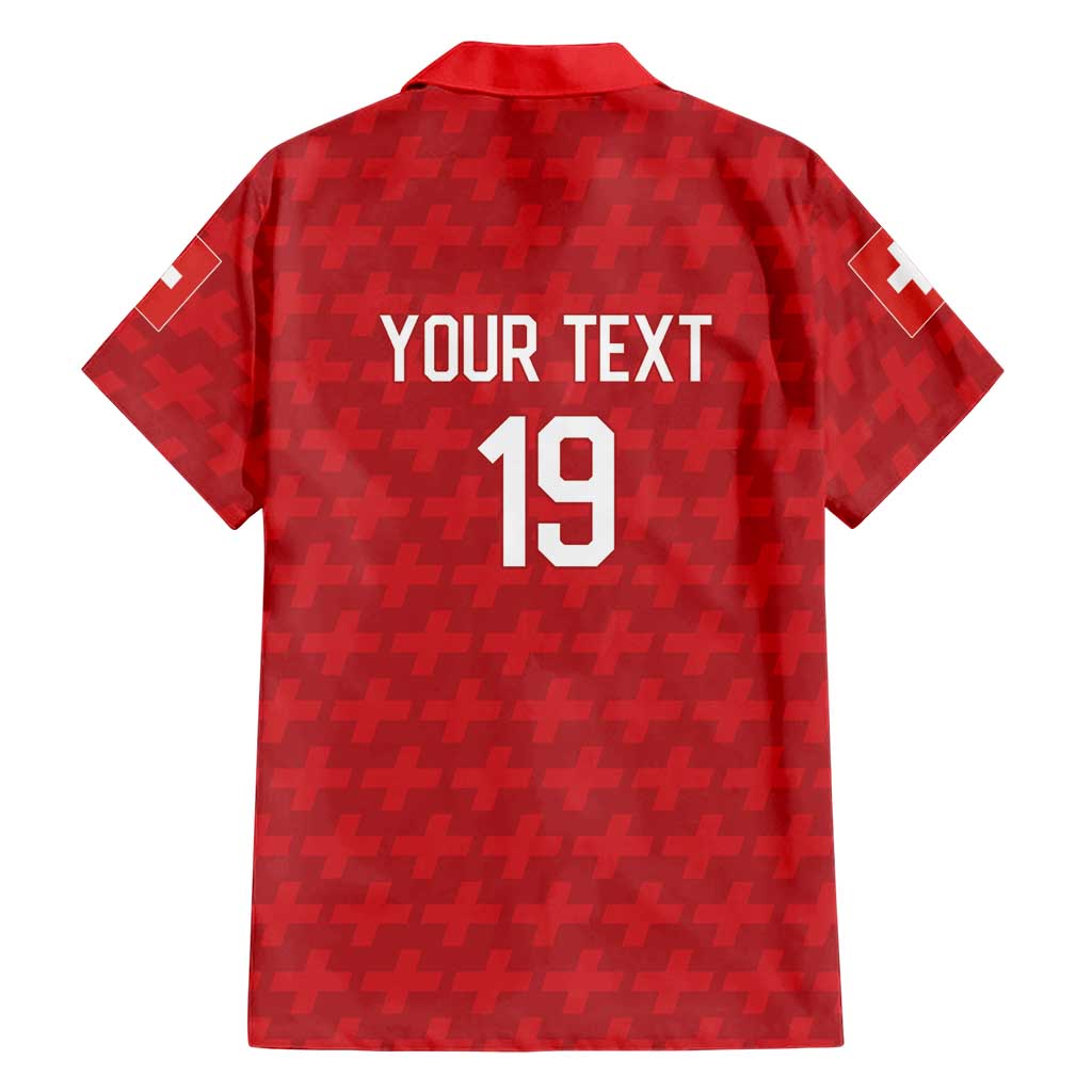 Custom World Football 2026 Switzerland Hawaiian Shirt Schweiz Hopp Schwiiz - Wonder Print Shop