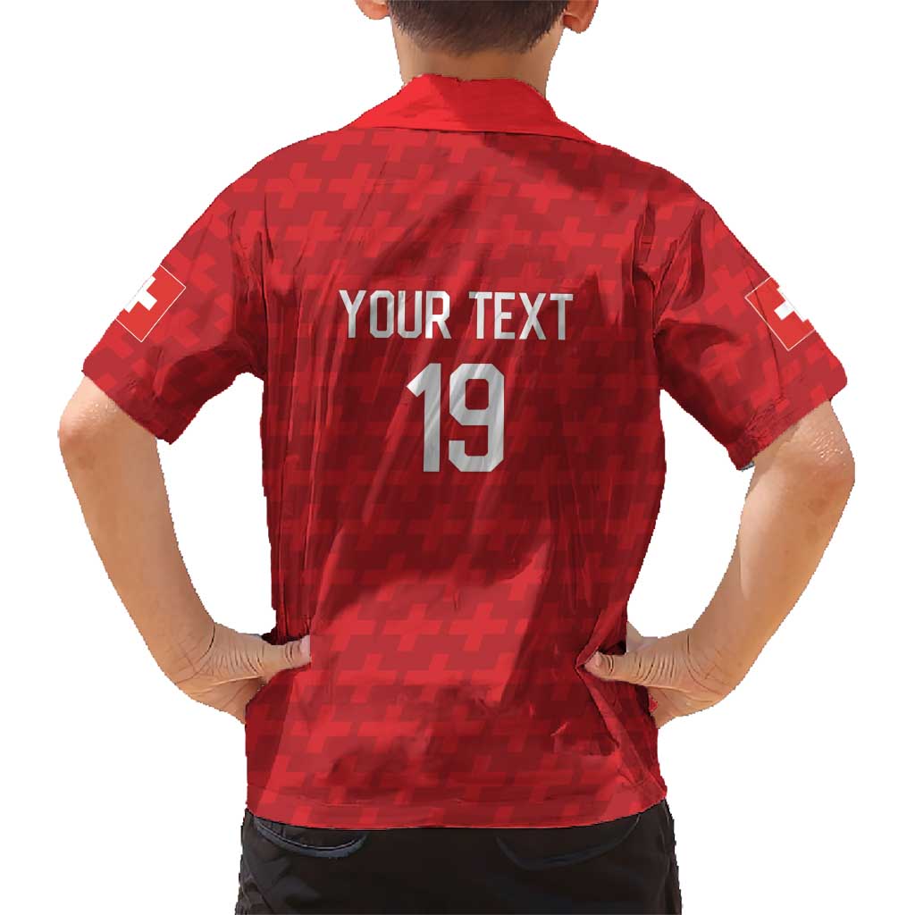Custom World Football 2026 Switzerland Hawaiian Shirt Schweiz Hopp Schwiiz - Wonder Print Shop