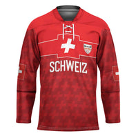 Custom World Football 2026 Switzerland Hockey Jersey Schweiz Hopp Schwiiz - Wonder Print Shop