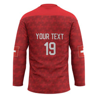 Custom World Football 2026 Switzerland Hockey Jersey Schweiz Hopp Schwiiz - Wonder Print Shop