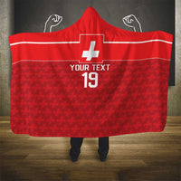 Custom World Football 2026 Switzerland Hooded Blanket Schweiz Hopp Schwiiz - Wonder Print Shop