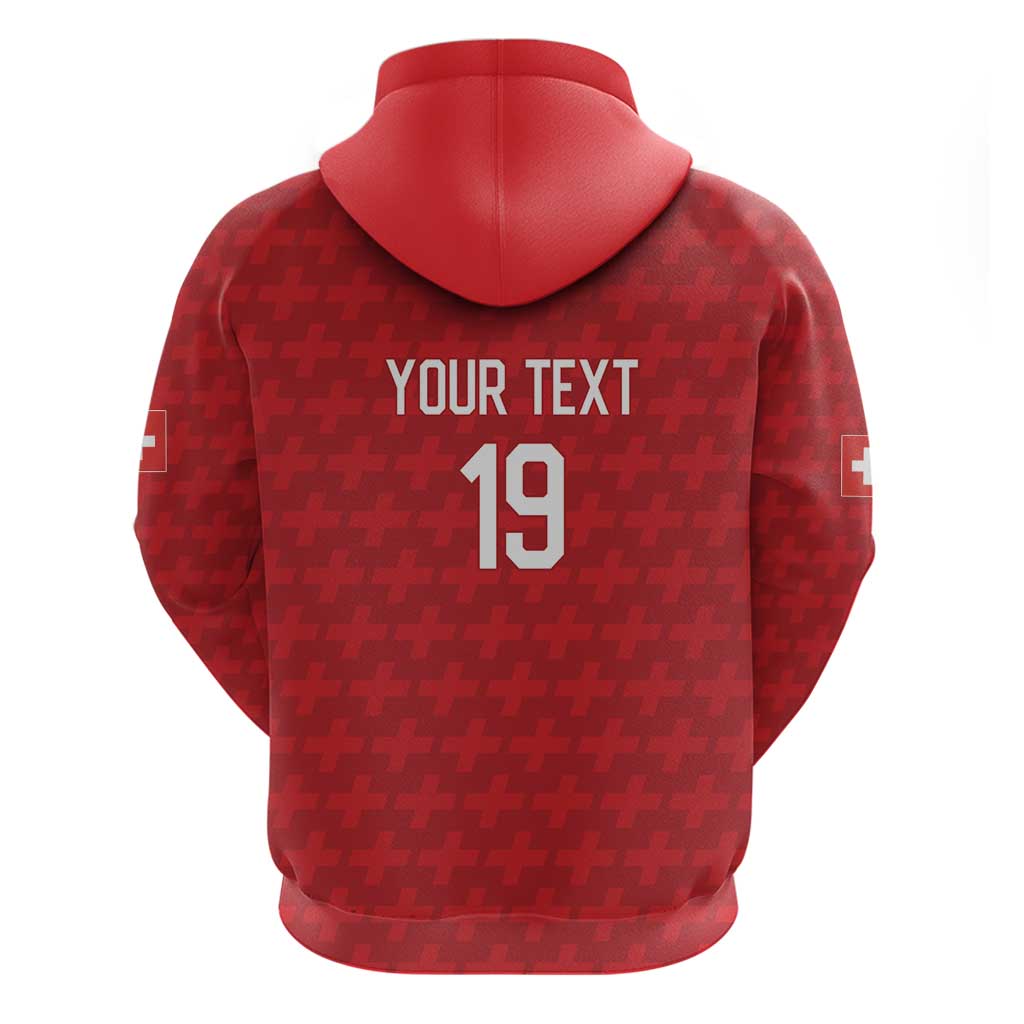 Custom World Football 2026 Switzerland Hoodie Schweiz Hopp Schwiiz - Wonder Print Shop