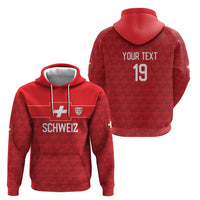 Custom World Football 2026 Switzerland Hoodie Schweiz Hopp Schwiiz - Wonder Print Shop