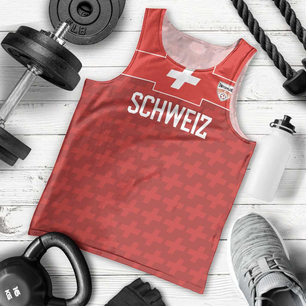 Custom World Football 2026 Switzerland Men Tank Top Schweiz Hopp Schwiiz - Wonder Print Shop
