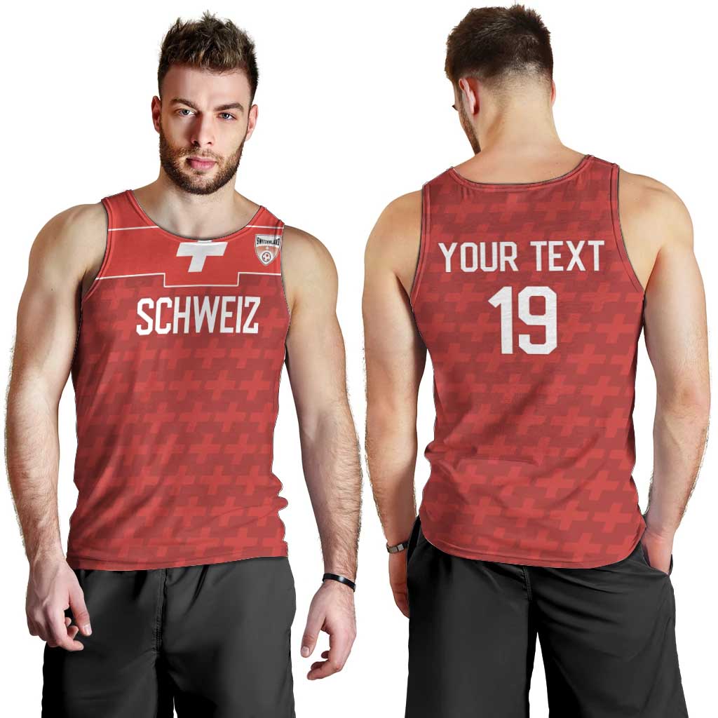 Custom World Football 2026 Switzerland Men Tank Top Schweiz Hopp Schwiiz - Wonder Print Shop