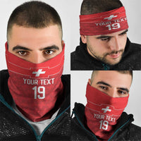 Custom World Football 2026 Switzerland Neck Gaiter Schweiz Hopp Schwiiz - Wonder Print Shop