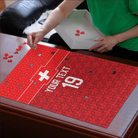Custom World Football 2026 Switzerland Puzzle Schweiz Hopp Schwiiz - Wonder Print Shop