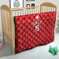 Custom World Football 2026 Switzerland Quilt Schweiz Hopp Schwiiz - Wonder Print Shop