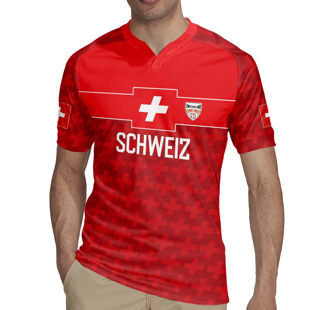Custom World Football 2026 Switzerland Rugby Jersey Schweiz Hopp Schwiiz - Wonder Print Shop