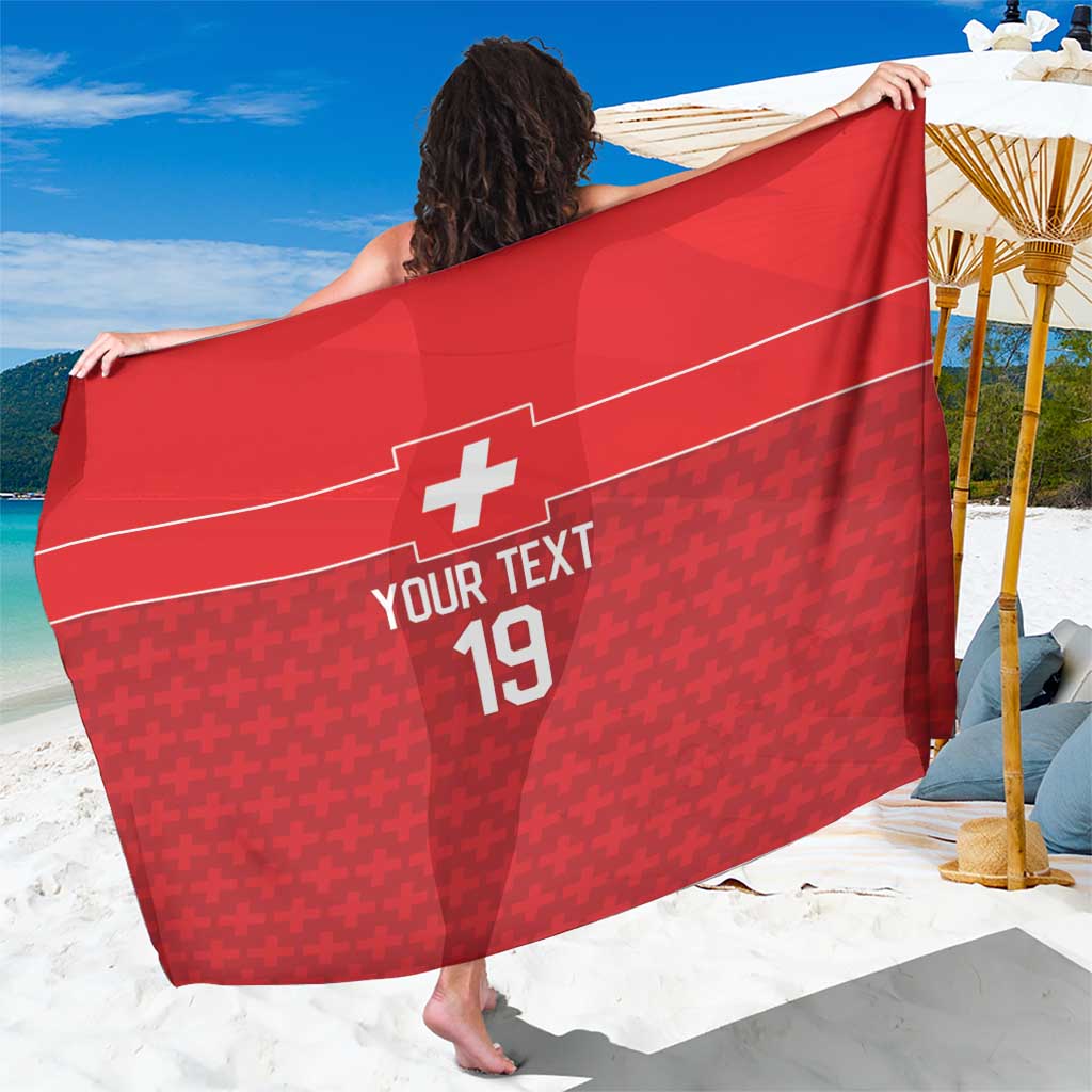 Custom World Football 2026 Switzerland Sarong Schweiz Hopp Schwiiz - Wonder Print Shop