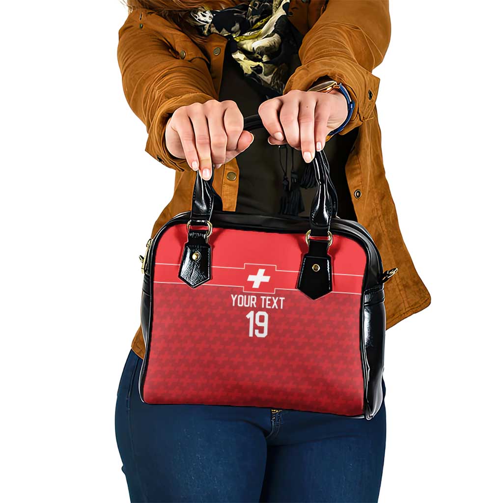 Custom World Football 2026 Switzerland Shoulder Handbag Schweiz Hopp Schwiiz - Wonder Print Shop