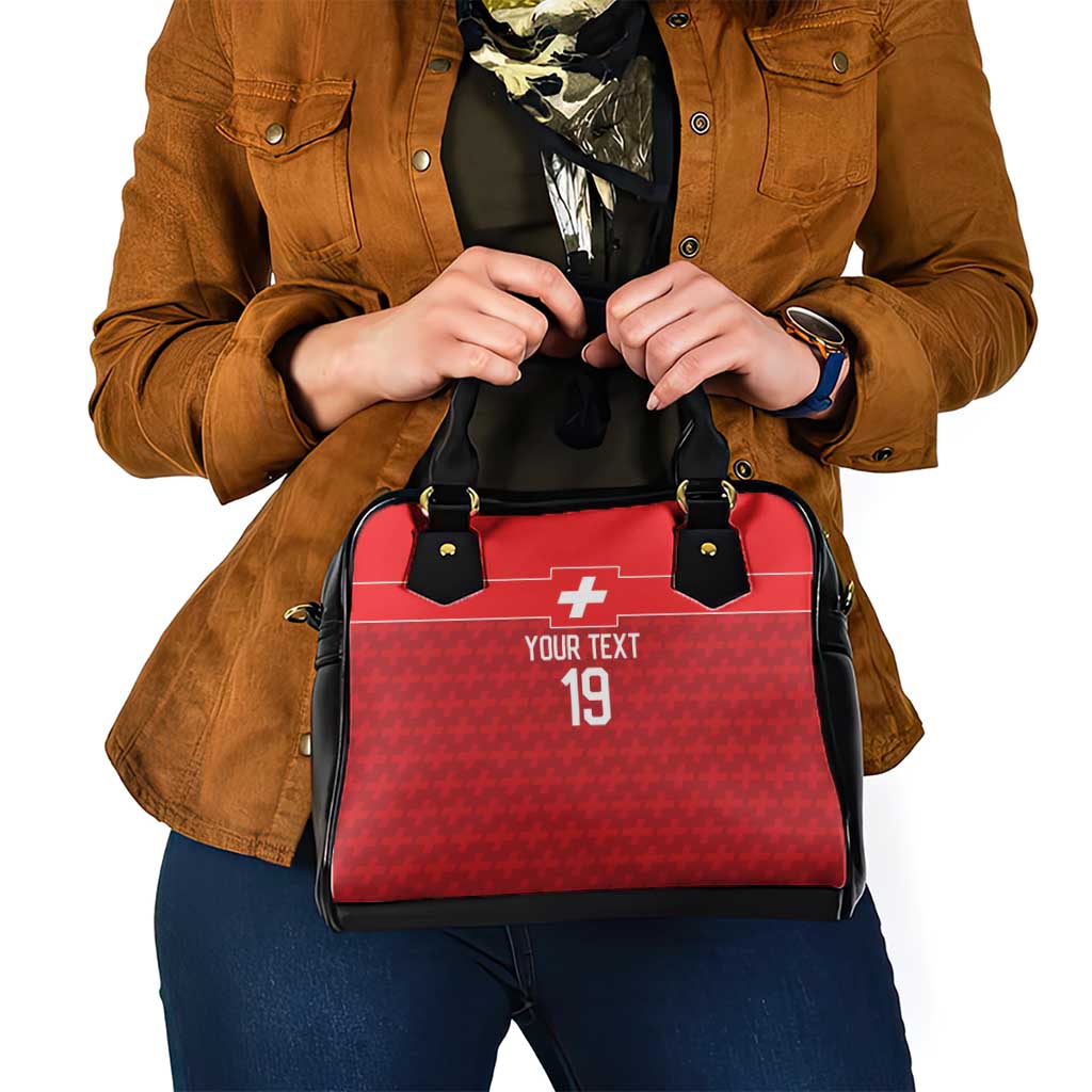 Custom World Football 2026 Switzerland Shoulder Handbag Schweiz Hopp Schwiiz - Wonder Print Shop