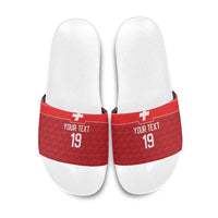 Custom World Football 2026 Switzerland Slide Sandals Schweiz Hopp Schwiiz - Wonder Print Shop