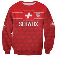 Custom World Football 2026 Switzerland Sweatshirt Schweiz Hopp Schwiiz - Wonder Print Shop