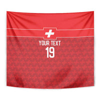 Custom World Football 2026 Switzerland Tapestry Schweiz Hopp Schwiiz - Wonder Print Shop