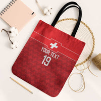 Custom World Football 2026 Switzerland Tote Bag Schweiz Hopp Schwiiz - Wonder Print Shop