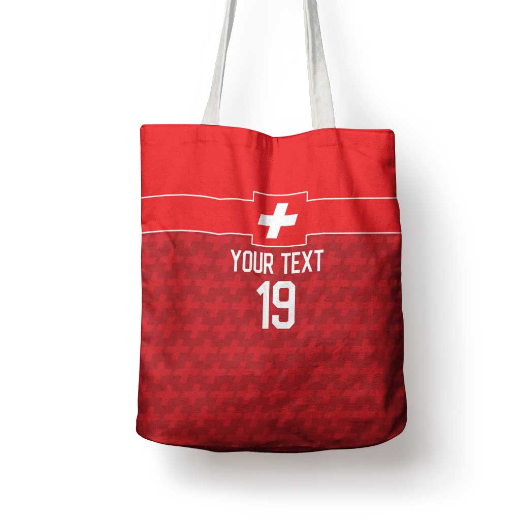 Custom World Football 2026 Switzerland Tote Bag Schweiz Hopp Schwiiz - Wonder Print Shop