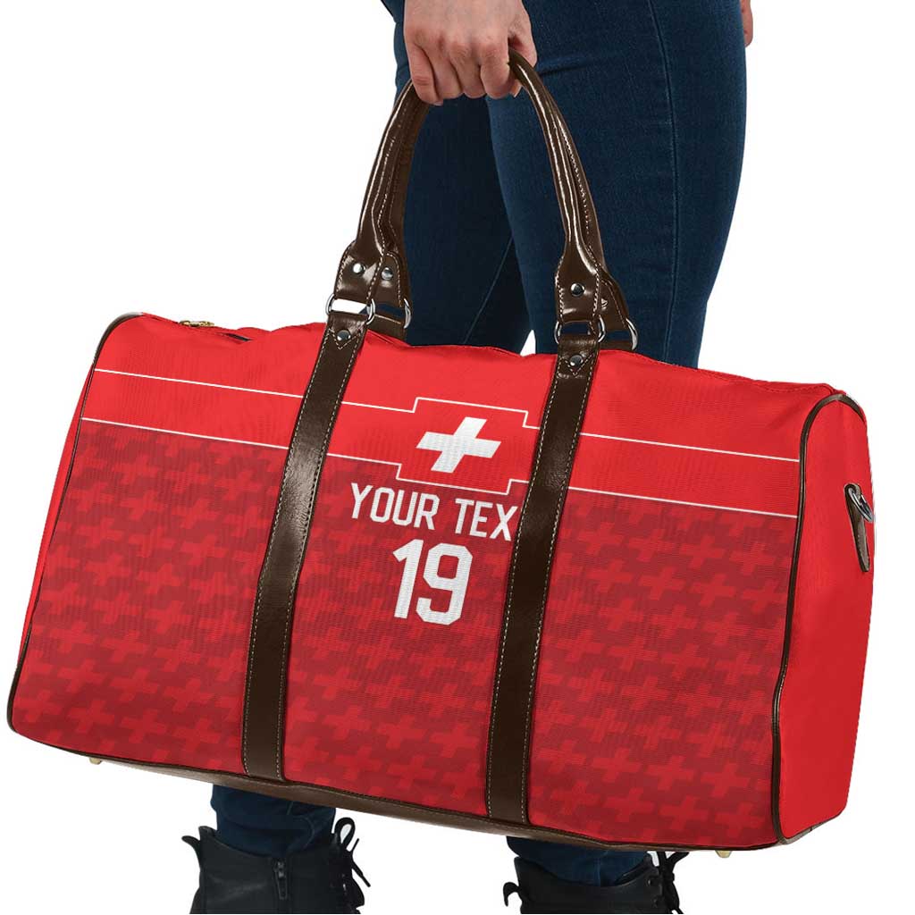 Custom World Football 2026 Switzerland Travel Bag Schweiz Hopp Schwiiz - Wonder Print Shop