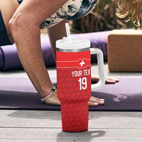 Custom World Football 2026 Switzerland Tumbler With Handle Schweiz Hopp Schwiiz - Wonder Print Shop