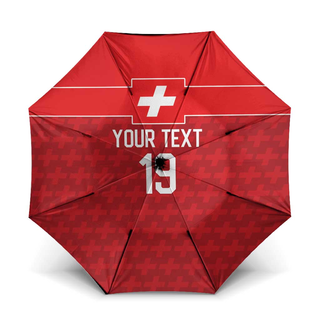 Custom World Football 2026 Switzerland Umbrella Schweiz Hopp Schwiiz - Wonder Print Shop