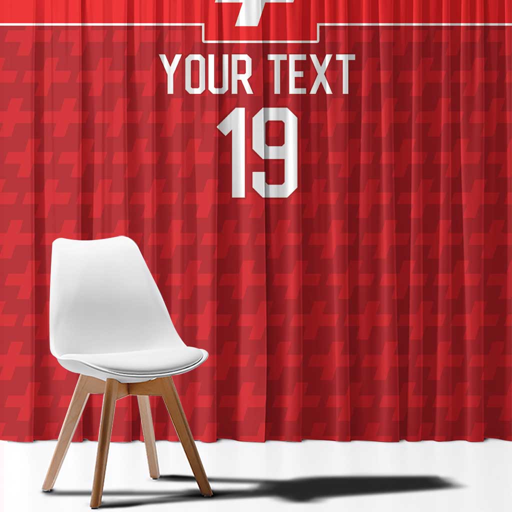 Custom World Football 2026 Switzerland Window Curtain Schweiz Hopp Schwiiz - Wonder Print Shop