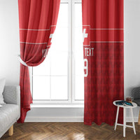 Custom World Football 2026 Switzerland Window Curtain Schweiz Hopp Schwiiz - Wonder Print Shop