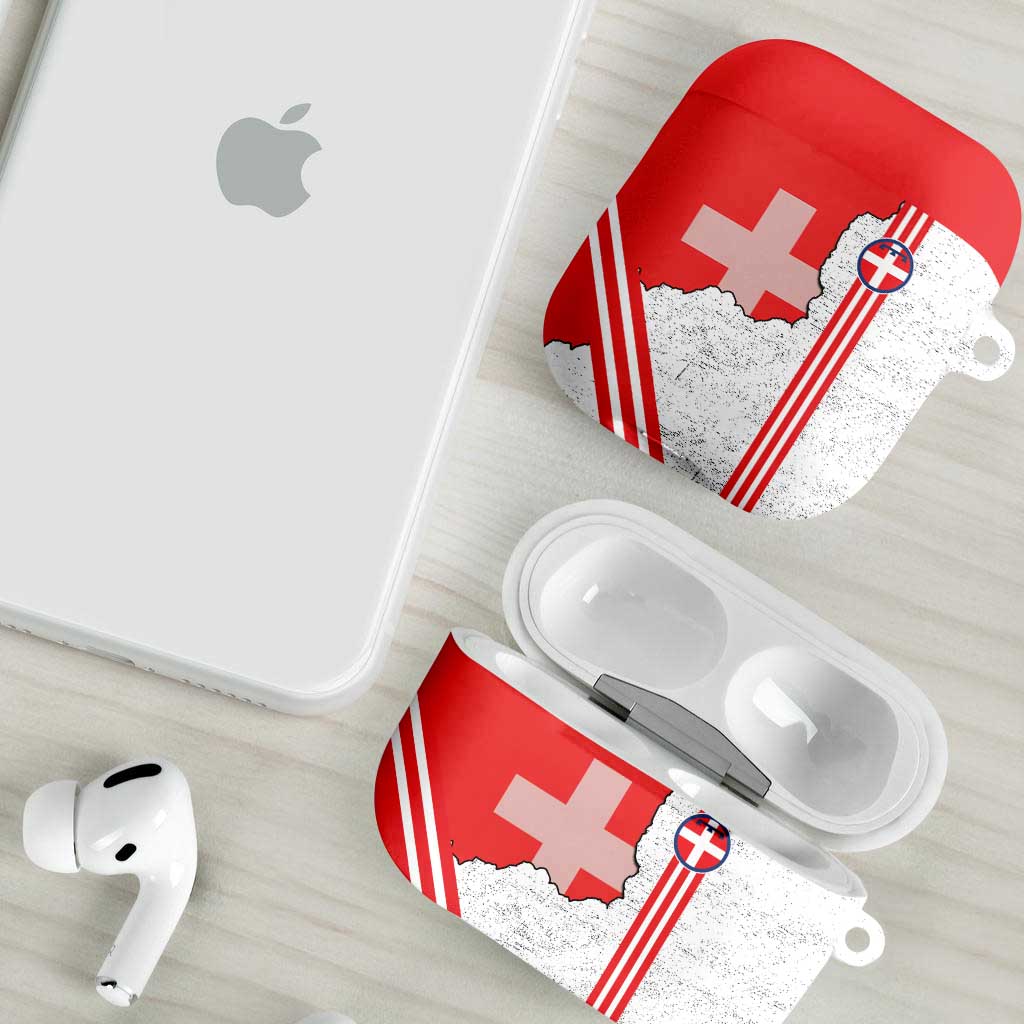 Italy Piedmont AirPods Case Map With Flag Style - Wonder Print Shop
