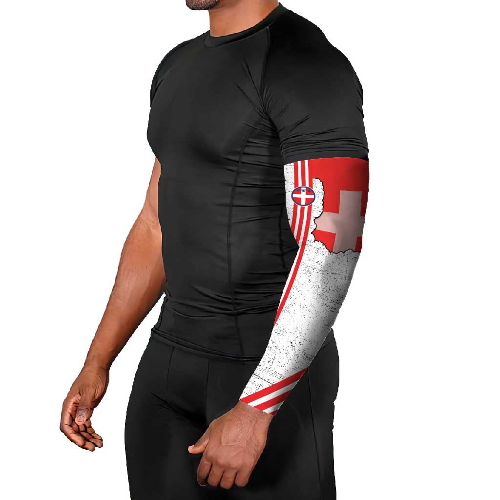 Italy Piedmont Arm Sleeves Map With Flag Style - Wonder Print Shop