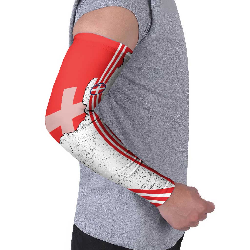 Italy Piedmont Arm Sleeves Map With Flag Style - Wonder Print Shop