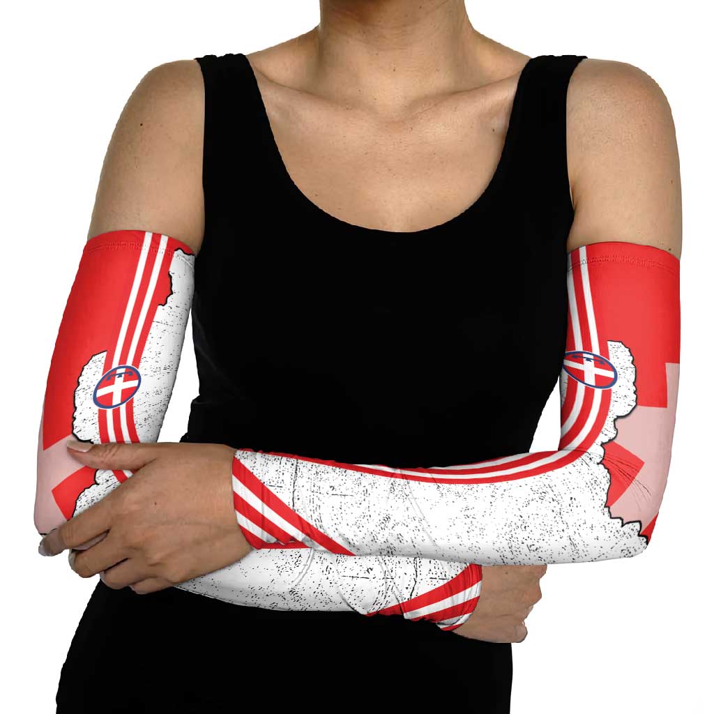 Italy Piedmont Arm Sleeves Map With Flag Style - Wonder Print Shop