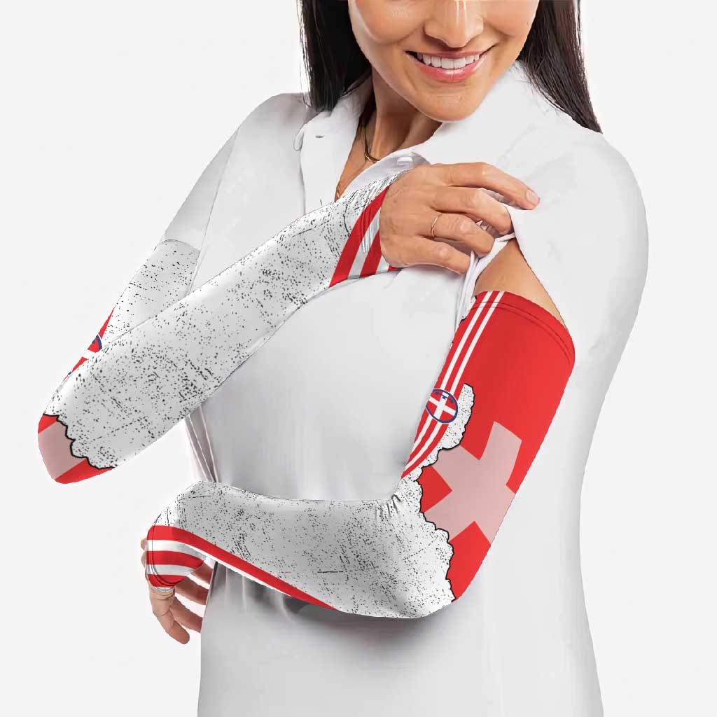 Italy Piedmont Arm Sleeves Map With Flag Style - Wonder Print Shop