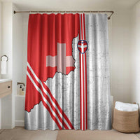 Italy Piedmont Bathroom Set Map With Flag Style - Wonder Print Shop