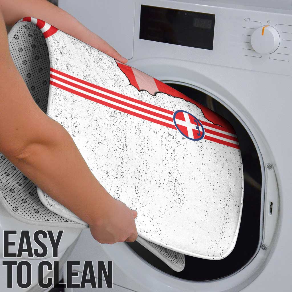 Italy Piedmont Bathroom Set Map With Flag Style - Wonder Print Shop