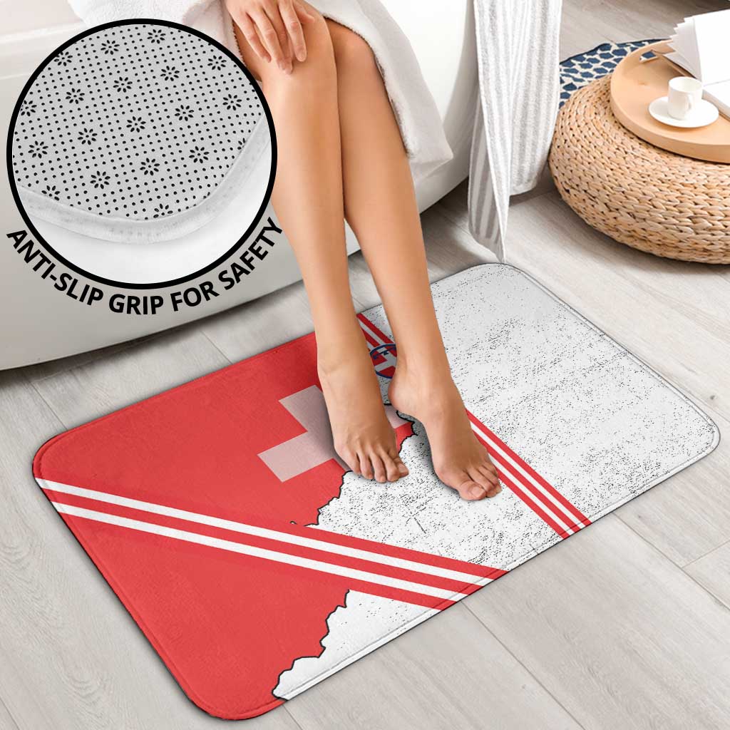 Italy Piedmont Bathroom Set Map With Flag Style - Wonder Print Shop