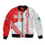 Italy Piedmont Bomber Jacket Map With Flag Style - Wonder Print Shop