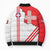 Italy Piedmont Bomber Puffer Jacket Map With Flag Style - Wonder Print Shop