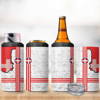 Italy Piedmont 4 in 1 Can Cooler Tumbler Map With Flag Style - Wonder Print Shop