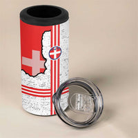 Italy Piedmont 4 in 1 Can Cooler Tumbler Map With Flag Style - Wonder Print Shop