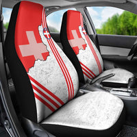 Italy Piedmont Car Seat Cover Map With Flag Style - Wonder Print Shop