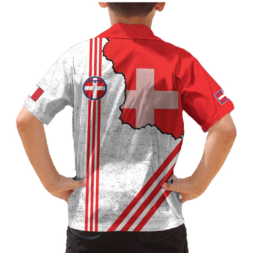 Italy Piedmont Family Matching Mermaid Dress and Hawaiian Shirt Map With Flag Style - Wonder Print Shop