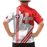 Italy Piedmont Family Matching Mermaid Dress and Hawaiian Shirt Map With Flag Style - Wonder Print Shop