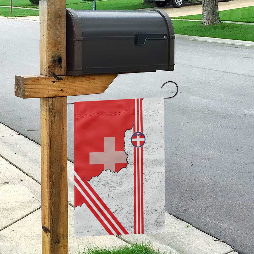 Italy Piedmont Garden Flag Map With Flag Style - Wonder Print Shop