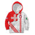 Italy Piedmont Kid Hoodie Map With Flag Style - Wonder Print Shop